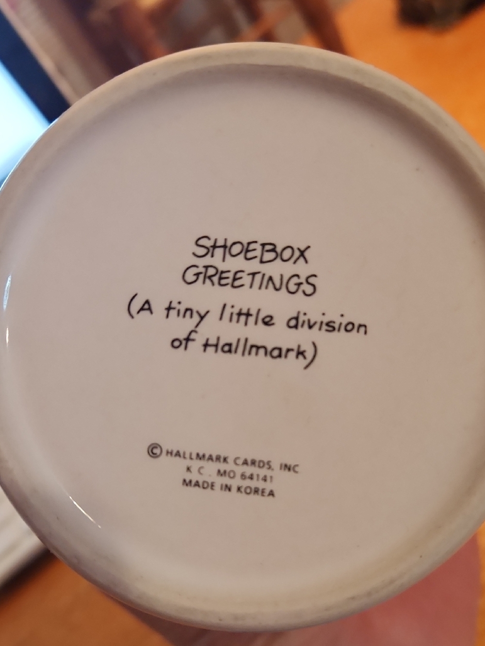 Shoebox Greetings Vintage Ceramic Graphic Mug - Picture 4 of 4